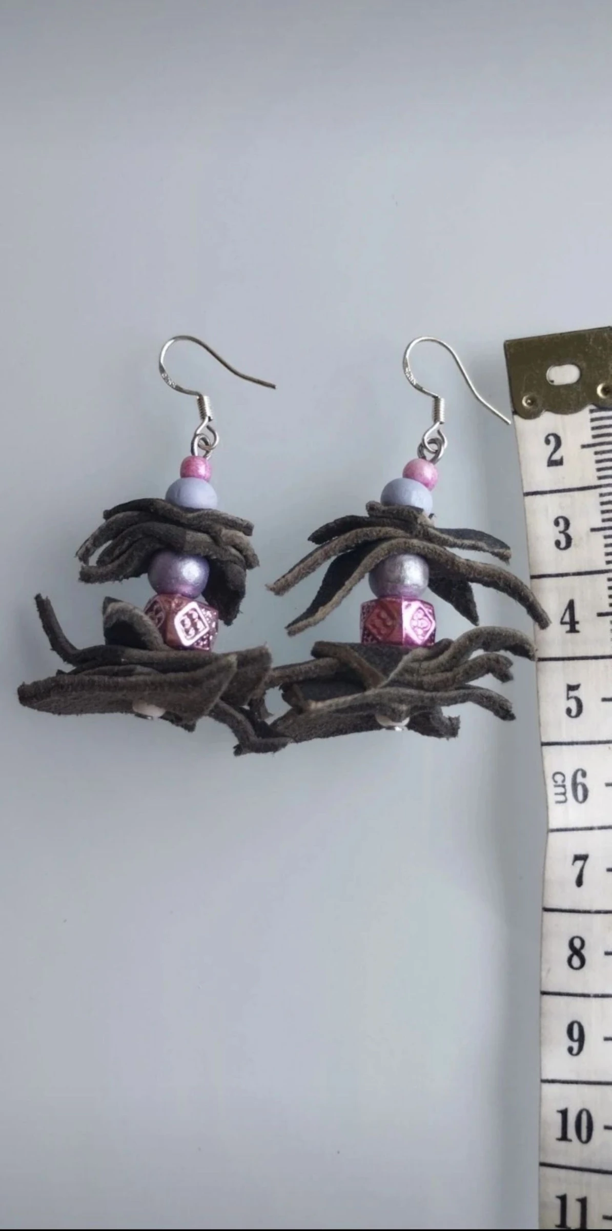 💖🐂🪾Preciosos Pendientes Artesanales de Cuero, Madera y Acero🪾🐂💖 – photo 4